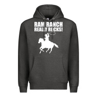 Charcoal Heather Ram Ranch Really Rocks! Premium Hoodie - Bettercallsaul