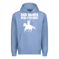 Colony Blue Ram Ranch Really Rocks! Premium Hoodie - Bettercallsaul