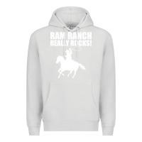 Dove Grey Ram Ranch Really Rocks! Premium Hoodie - Bettercallsaul
