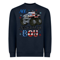 Navy all american boy Heavyweight Sweatshirt - MaliasSmallBusiness