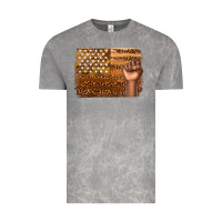 Cloud Rock American melanin flag Vintage Tee - texasbilliewilder