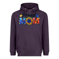 Plum proud mom autism Heavyweight Hoodie - BarkalooDesign