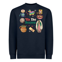 Navy tis the season Heavyweight Sweatshirt - MaliasSmallBusiness