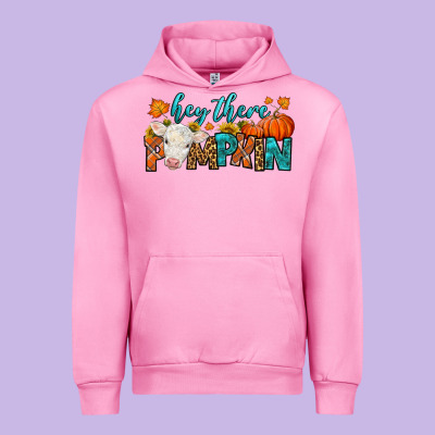 Western Hey There Pumpkin Urban Hoodie Designed By Lillyallendesigns
