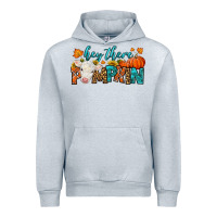 Heather Grey Western Hey There Pumpkin Urban Hoodie - LillyAllenDesigns