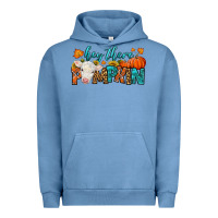 Pigment Pebble Blue Western Hey There Pumpkin Urban Hoodie - LillyAllenDesigns