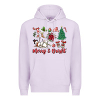 Lilac merry bright Premium Hoodie - MaliasSmallBusiness