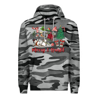 Slate Camo merry bright Premium Hoodie - MaliasSmallBusiness