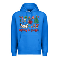 True Royal merry bright Premium Hoodie - MaliasSmallBusiness