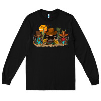 Black western gnomies Long Sleeve Tee - FaDigitalArtStudio