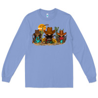 Colony Blue western gnomies Long Sleeve Tee - FaDigitalArtStudio