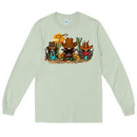 Matcha western gnomies Long Sleeve Tee - FaDigitalArtStudio