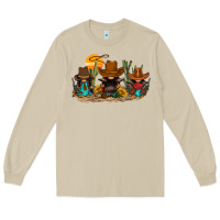 Mushroom western gnomies Long Sleeve Tee - FaDigitalArtStudio