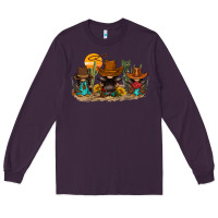 Plum western gnomies Long Sleeve Tee - FaDigitalArtStudio