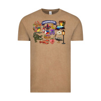 Vintage Coffee preview louisiana state Vintage Tee - BarkalooDesign