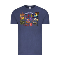 Vintage Denim preview louisiana state Vintage Tee - BarkalooDesign