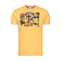 Vintage Mustard preview louisiana state Vintage Tee - BarkalooDesign