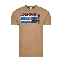 Vintage Coffee long live freedom Vintage Tee - Zillion Design Studio