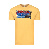 Vintage Mustard long live freedom Vintage Tee - Zillion Design Studio