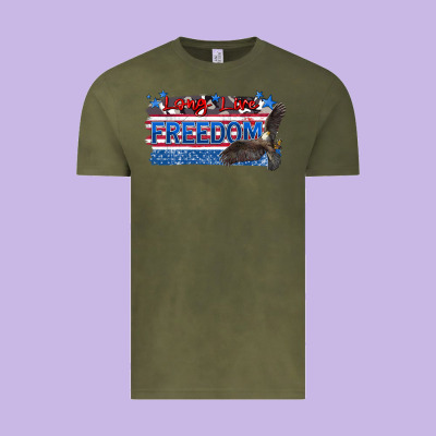 Long Live Freedom Vintage Tee Designed By Zillion Design Studio