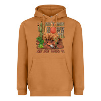 Meerkat aintgoin down til the sun comes up desert Heavyweight Hoodie - NancyCooperArtShop