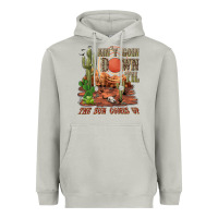 Moon Dust aintgoin down til the sun comes up desert Heavyweight Hoodie - NancyCooperArtShop