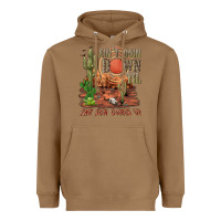 Toasted Coconut aintgoin down til the sun comes up desert Heavyweight Hoodie - NancyCooperArtShop