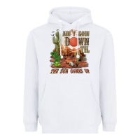 White aintgoin down til the sun comes up desert Heavyweight Hoodie - NancyCooperArtShop