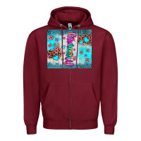 Burgundy mommy leopard turquoise Zipper Hoodie - JahusDesignShop