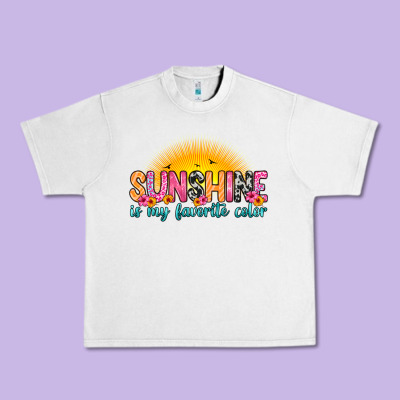 Sunshine Is My Favorite Color Urban Heavy Tee Designed By Zillion Design Studio