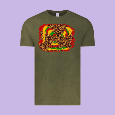 Vintage Tee black history background