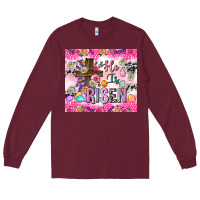Burgundy He is risen 20oz tumbler Long Sleeve Tee - Neo Western