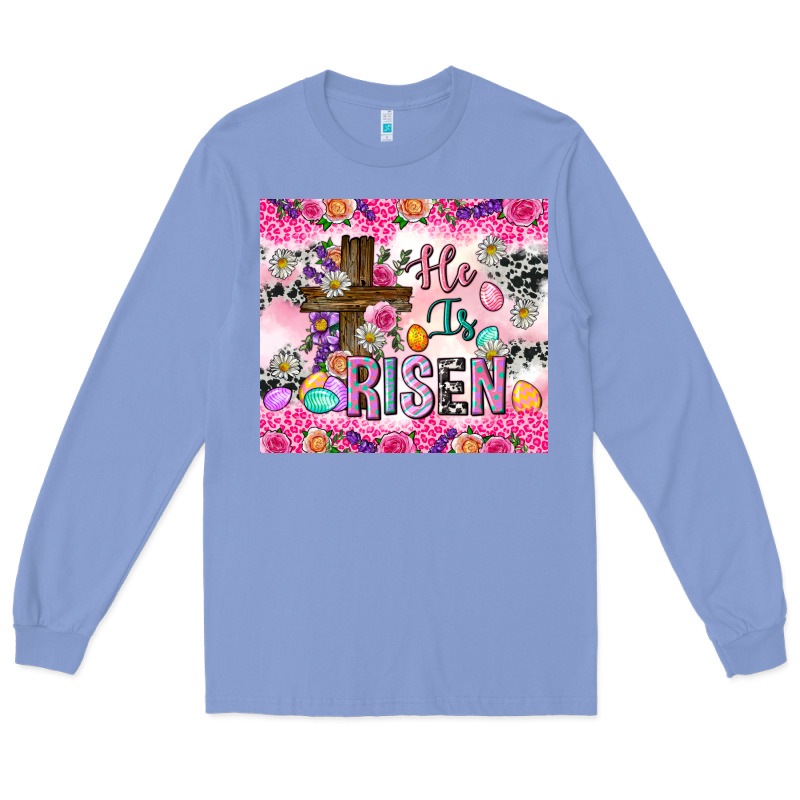 He Is Risen 20oz Tumbler Long Sleeve Tee by Neo Western | Teevron