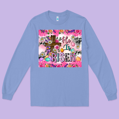 He Is Risen 20oz Tumbler Long Sleeve Tee Designed By Neo Western