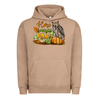 Pigment Burro Here Comes Fall Owl Urban Hoodie - LillyAllenDesigns