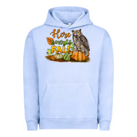 Pigment Grape Ice Here Comes Fall Owl Urban Hoodie - LillyAllenDesigns