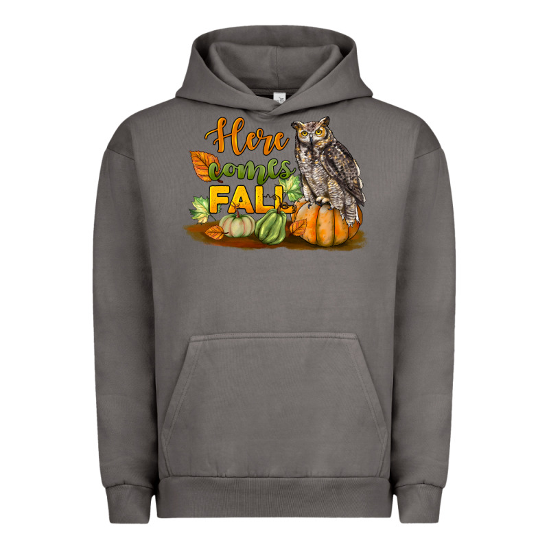 Here Comes Fall Owl Urban Hoodie by LillyAllenDesigns | Teevron