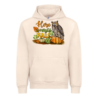 Sandshell Here Comes Fall Owl Urban Hoodie - LillyAllenDesigns