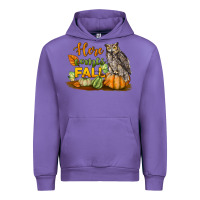 Tulip Here Comes Fall Owl Urban Hoodie - LillyAllenDesigns