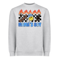 Heather Grey mama's boy Heavyweight Sweatshirt - MaliasSmallBusiness