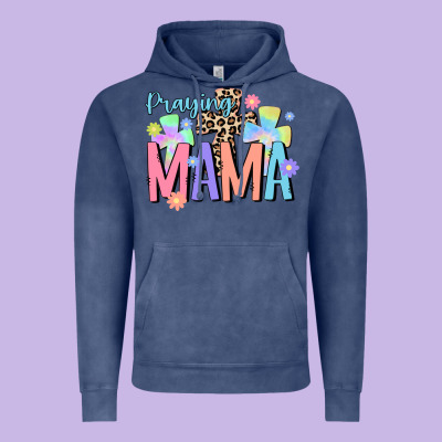 Praying Mama Vintage Hoodie Designed By Jahusdesignshop