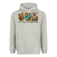 Moon Dust peace love longhorn heifer Heavyweight Hoodie - LillyAllenDesigns