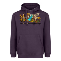 Plum peace love longhorn heifer Heavyweight Hoodie - LillyAllenDesigns