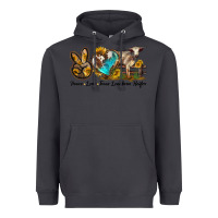 Smoke peace love longhorn heifer Heavyweight Hoodie - LillyAllenDesigns
