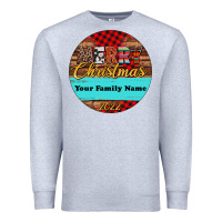 Heather Grey (preview)custom christmas ornament Premium Sweatshirt - Jasminsmagicworld