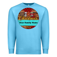 Ocean Blue (preview)custom christmas ornament Premium Sweatshirt - Jasminsmagicworld