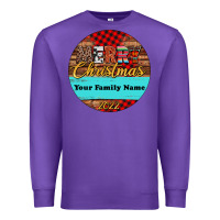 Purple (preview)custom christmas ornament Premium Sweatshirt - Jasminsmagicworld