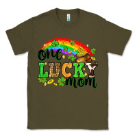 Army Green One lucky mom St. Patricks Day Classic Tee - Neo Western