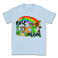 Dusty Blue One lucky mom St. Patricks Day Classic Tee - Neo Western