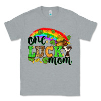 Heather Grey One lucky mom St. Patricks Day Classic Tee - Neo Western